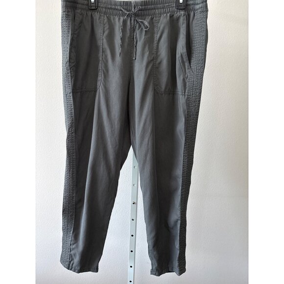 Banana Republic Pants Sz Large Quiet Luxury Jogger Gray Tencel Lyocell Eco Comfy - Picture 10 of 12